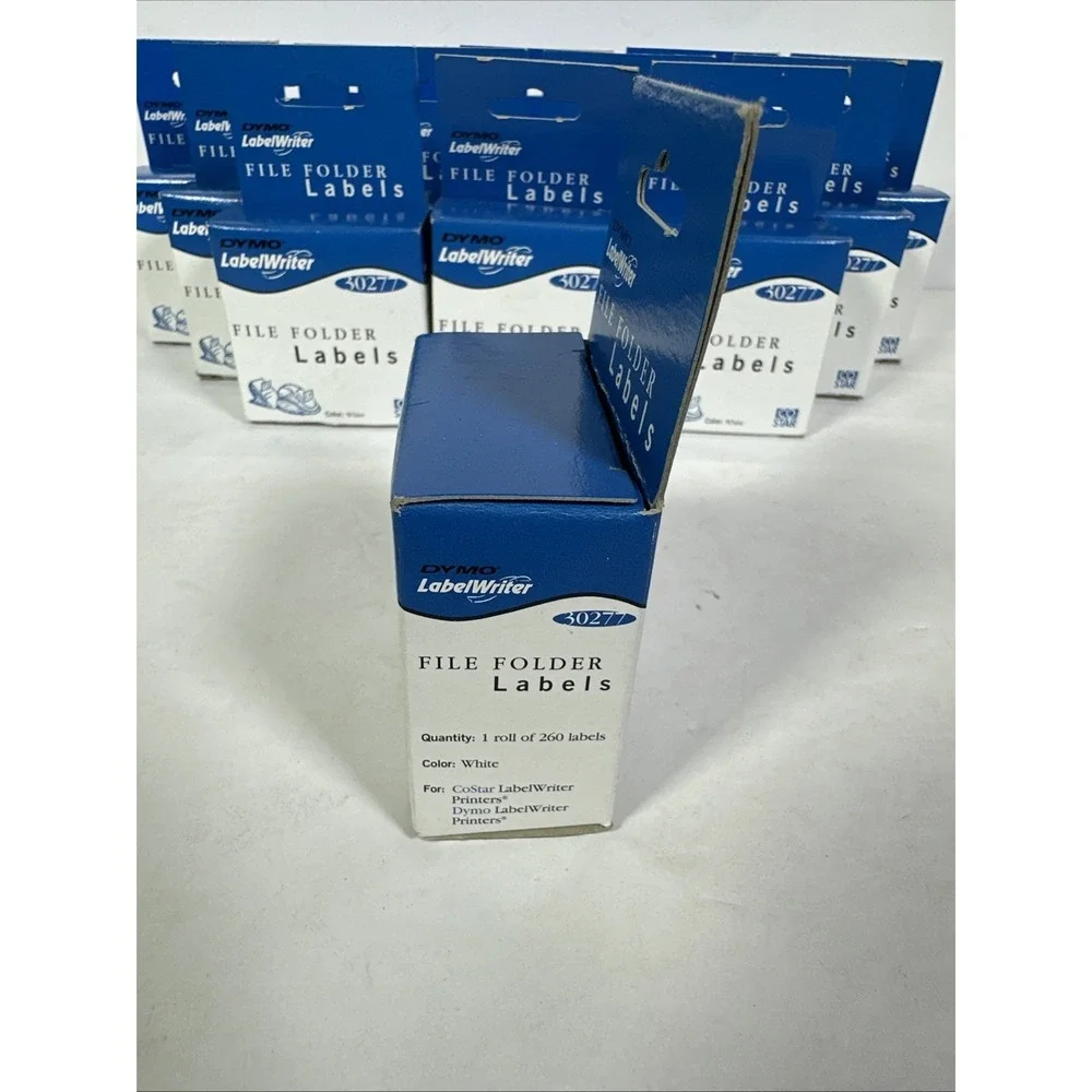 Lot of 13 Dymo File Folder Labels 30277 9/16